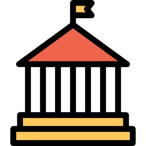 school Kiranshastry Lineal Color Orange icoon