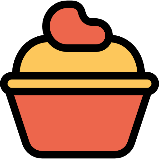 comida para bebé Kiranshastry Lineal Color Orange icono