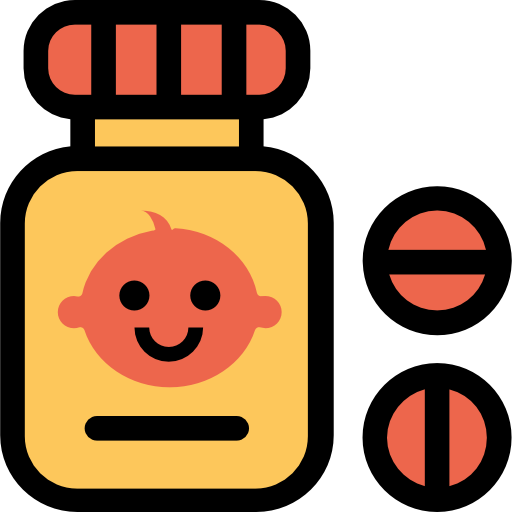 medicamento Kiranshastry Lineal Color Orange icono