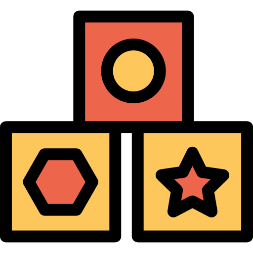 sześcian Kiranshastry Lineal Color Orange ikona