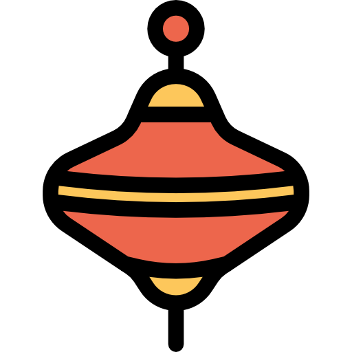 bączek Kiranshastry Lineal Color Orange ikona