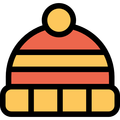 비니 Kiranshastry Lineal Color Orange icon