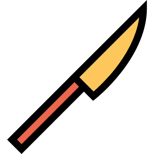 Knife Kiranshastry Lineal Color icon