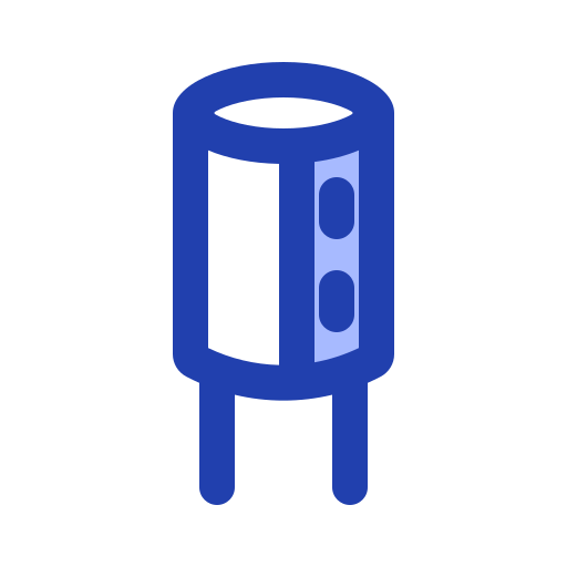 Capacitor Generic color lineal-color icon