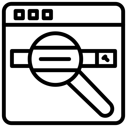 durchsuchen Generic black outline icon