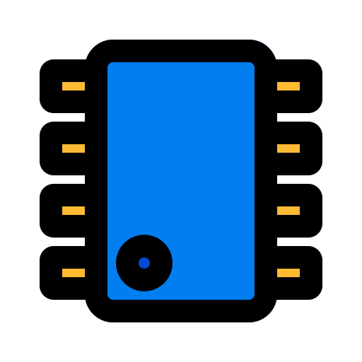 Transistor Generic color lineal-color icon