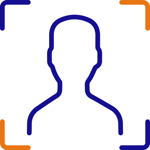 Face scan Generic color outline icon