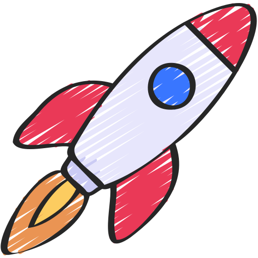cohete espacial Juicy Fish Sketchy icono