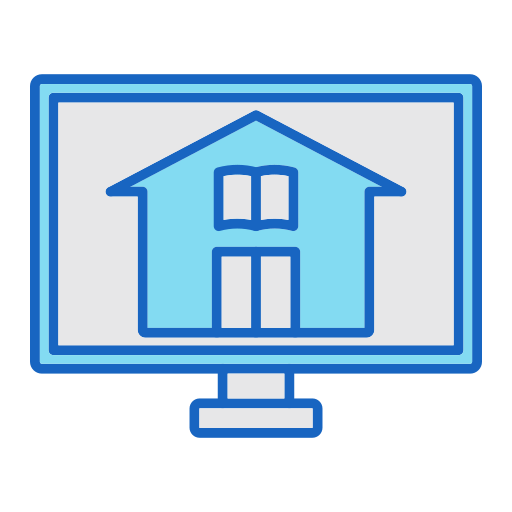 Online library Generic color lineal-color icon