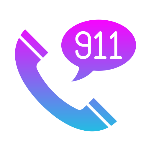 llamada al 911 Generic gradient fill icono
