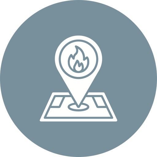 Fire location Generic color fill icon