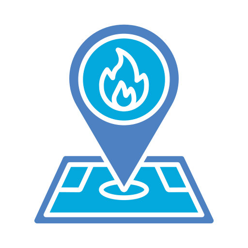 Fire location Generic color fill icon