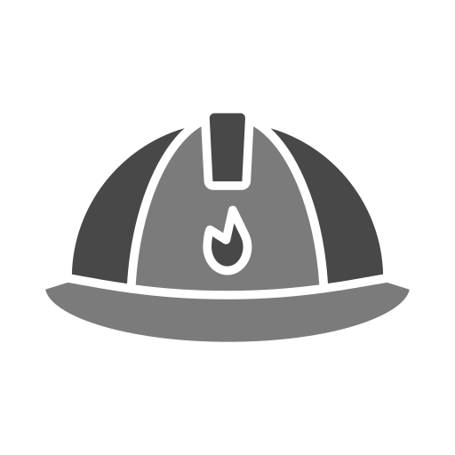 Firefighter helmet Generic color fill icon