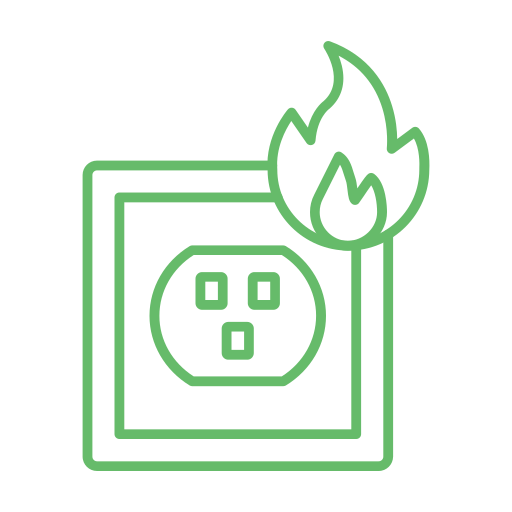 Electric fire Generic color outline icon