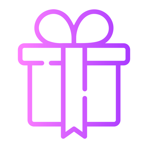 regalo Generic gradient outline icono