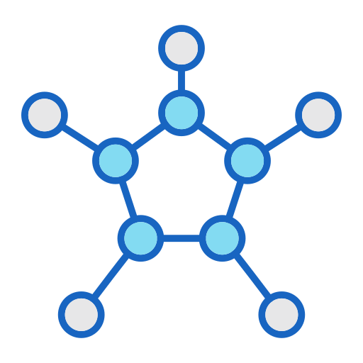 moleculen Generic color lineal-color icoon