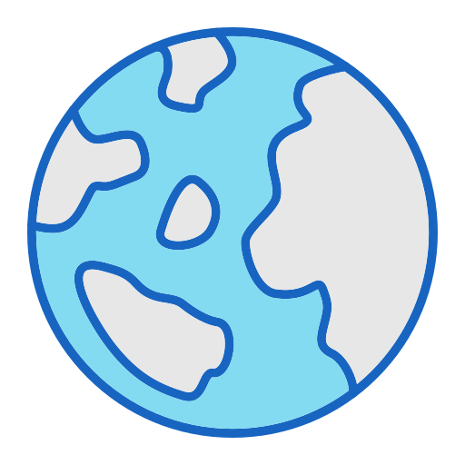 Earth globe Generic color lineal-color icon