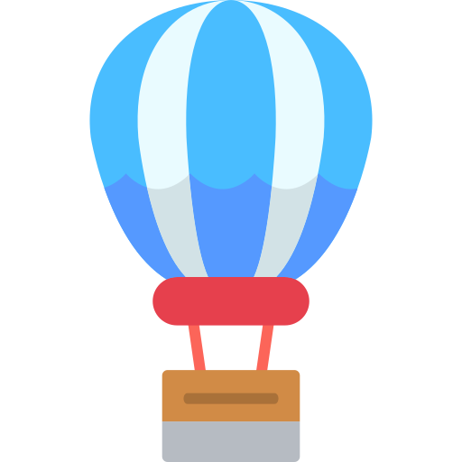 globo aerostático Generic color fill icono