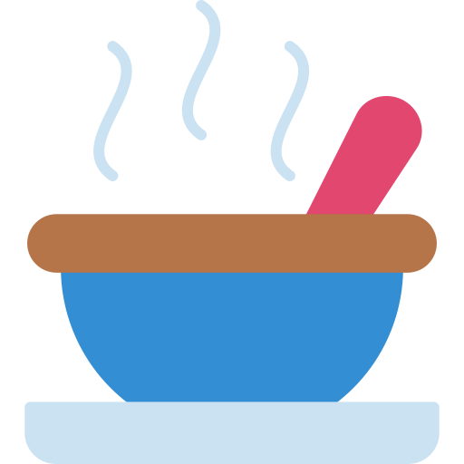 tazón de sopa Generic color fill icono