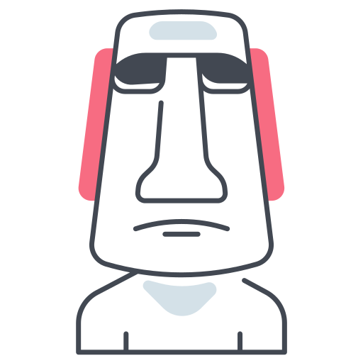 moai Generic color fill ikona