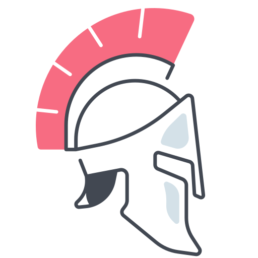 Римский шлем Generic color fill иконка