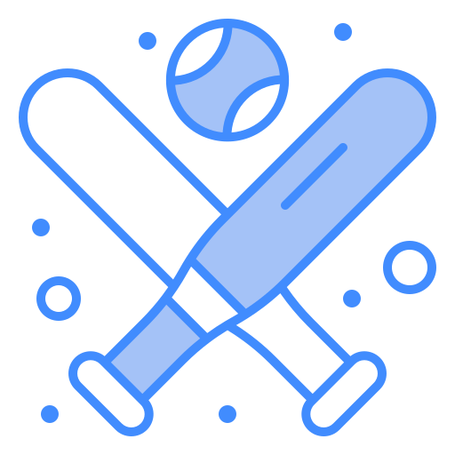 Baseball Bat Generic color lineal-color icon
