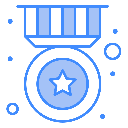 Star Medal Generic color lineal-color icon
