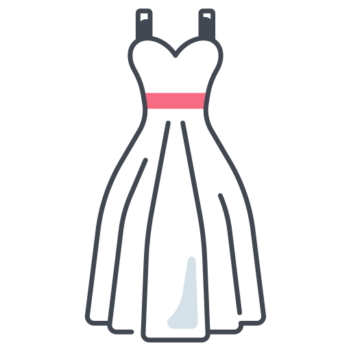 Wedding Dress Generic color fill icon