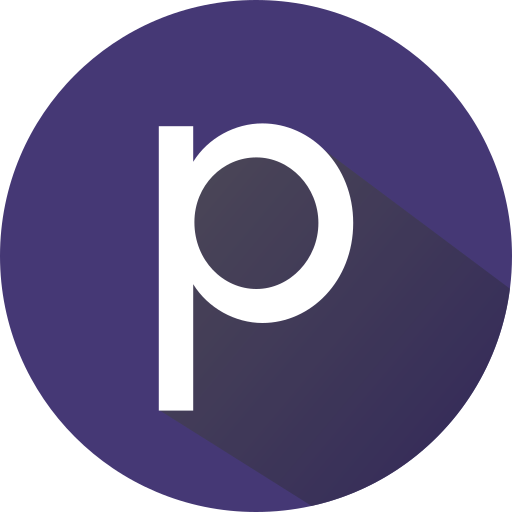 Letter P Generic gradient fill icon