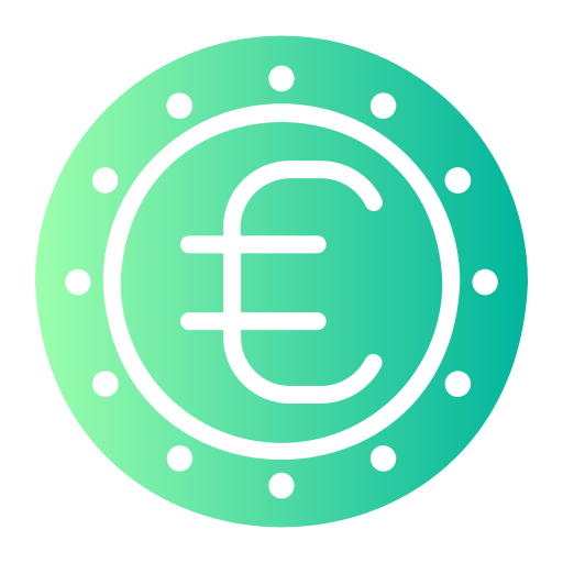 moneta Generic gradient fill icona