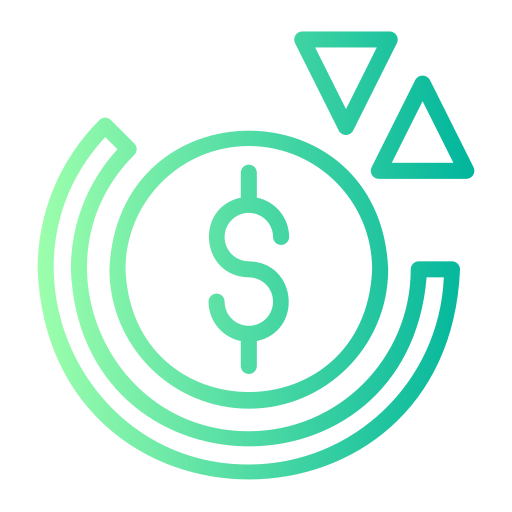 ritorno sull'investimento Generic gradient outline icona