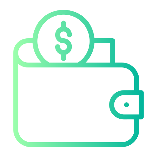 Save money Generic gradient outline icon