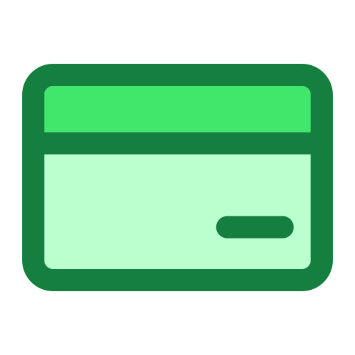 tarjeta de cajero automático Generic color fill icono