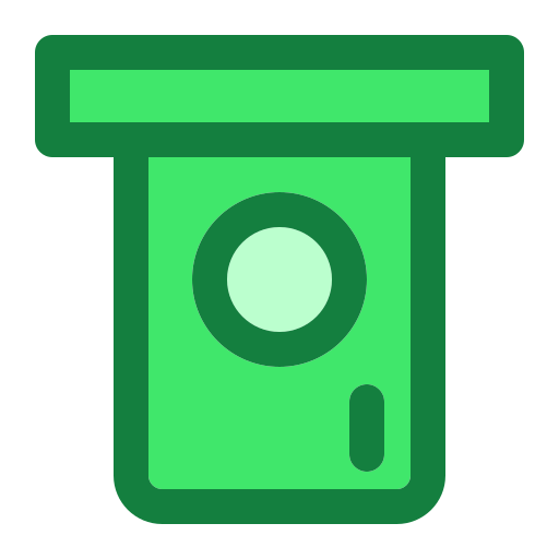 ritiro di denaro Generic color fill icona