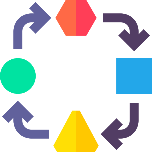 procedimiento Basic Straight Flat icono