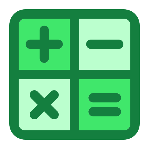 Calculator Generic color fill icon