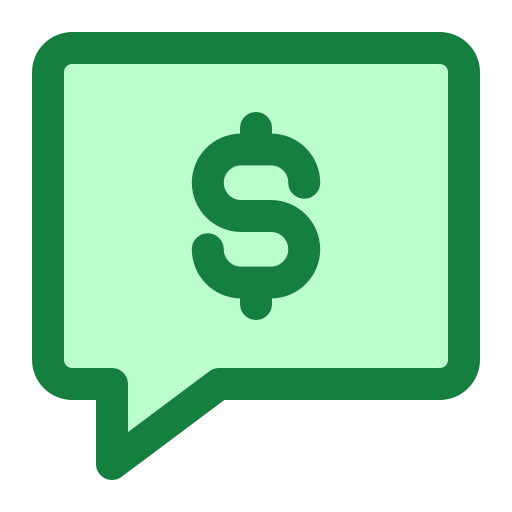 Money Talk Generic color fill icon