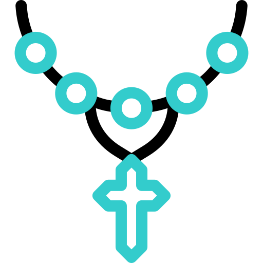 Rosary Basic Accent Outline icon