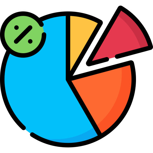 Pie chart Special Lineal color icon
