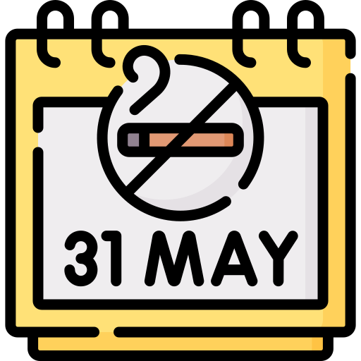 no tobacco day Special Lineal color icon
