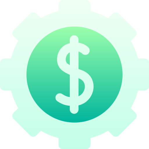 gestione del denaro Basic Gradient Gradient icona