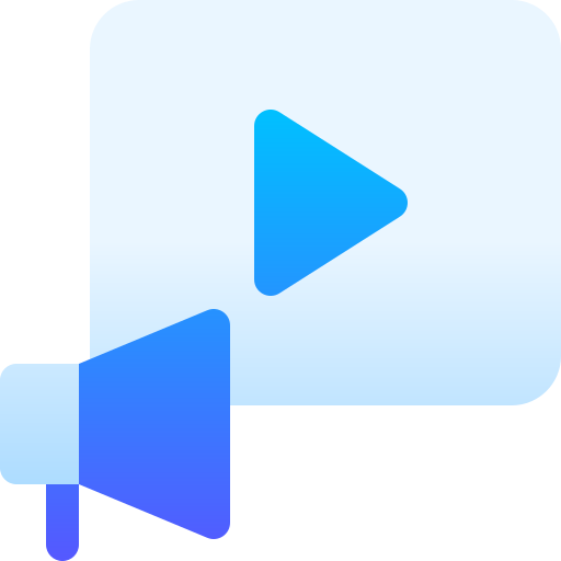 videomarketing Basic Gradient Gradient icon