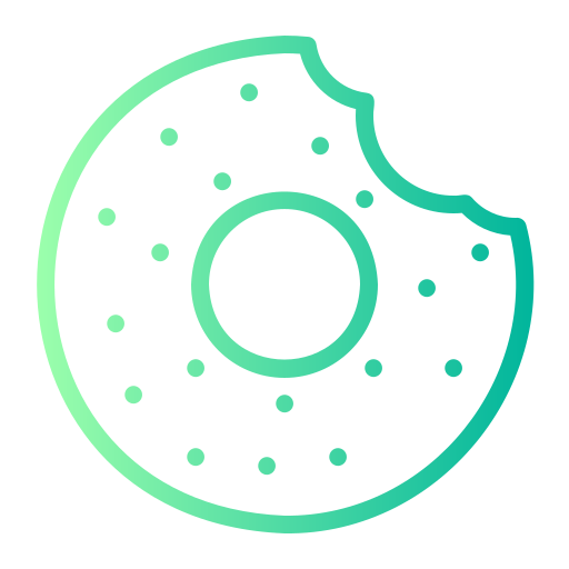 Donut Generic gradient outline icon