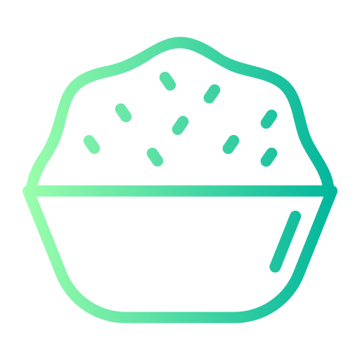 Rice bowl Generic gradient outline icon