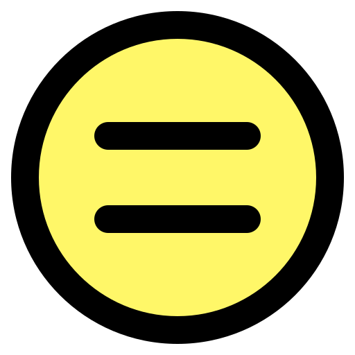 Equal Generic color lineal-color icon