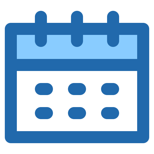 kalendarz Generic color lineal-color ikona