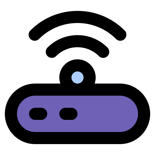 Беспроводной маршрутизатор Generic color lineal-color иконка