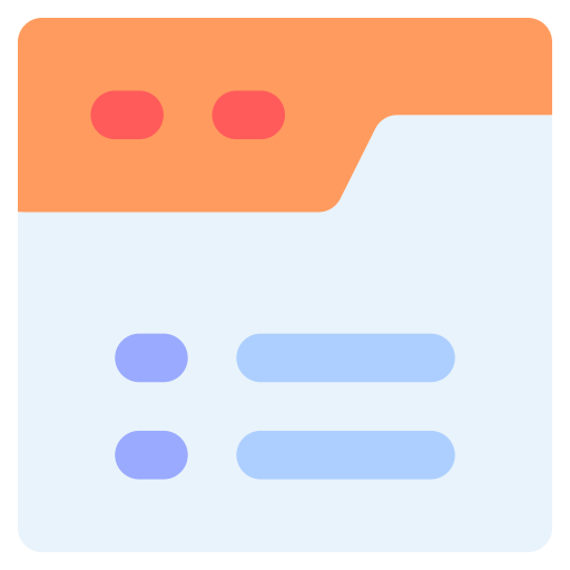 Web Browser Generic color fill icon