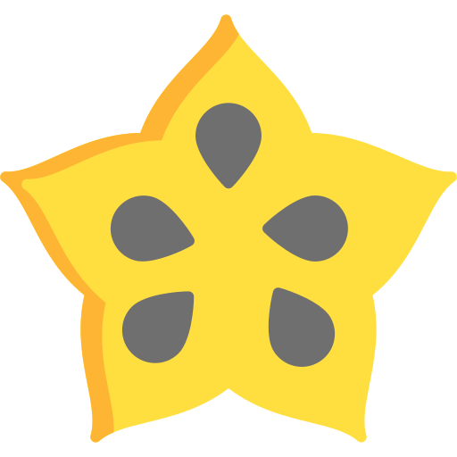 Star fruit Generic color fill icon