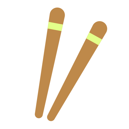 Chopstick Generic color fill icon